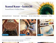 Tablet Screenshot of kamalkaur.net